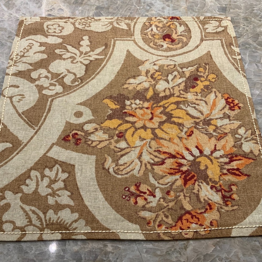 Set of 9 Cloth Napkins, Linen 13"